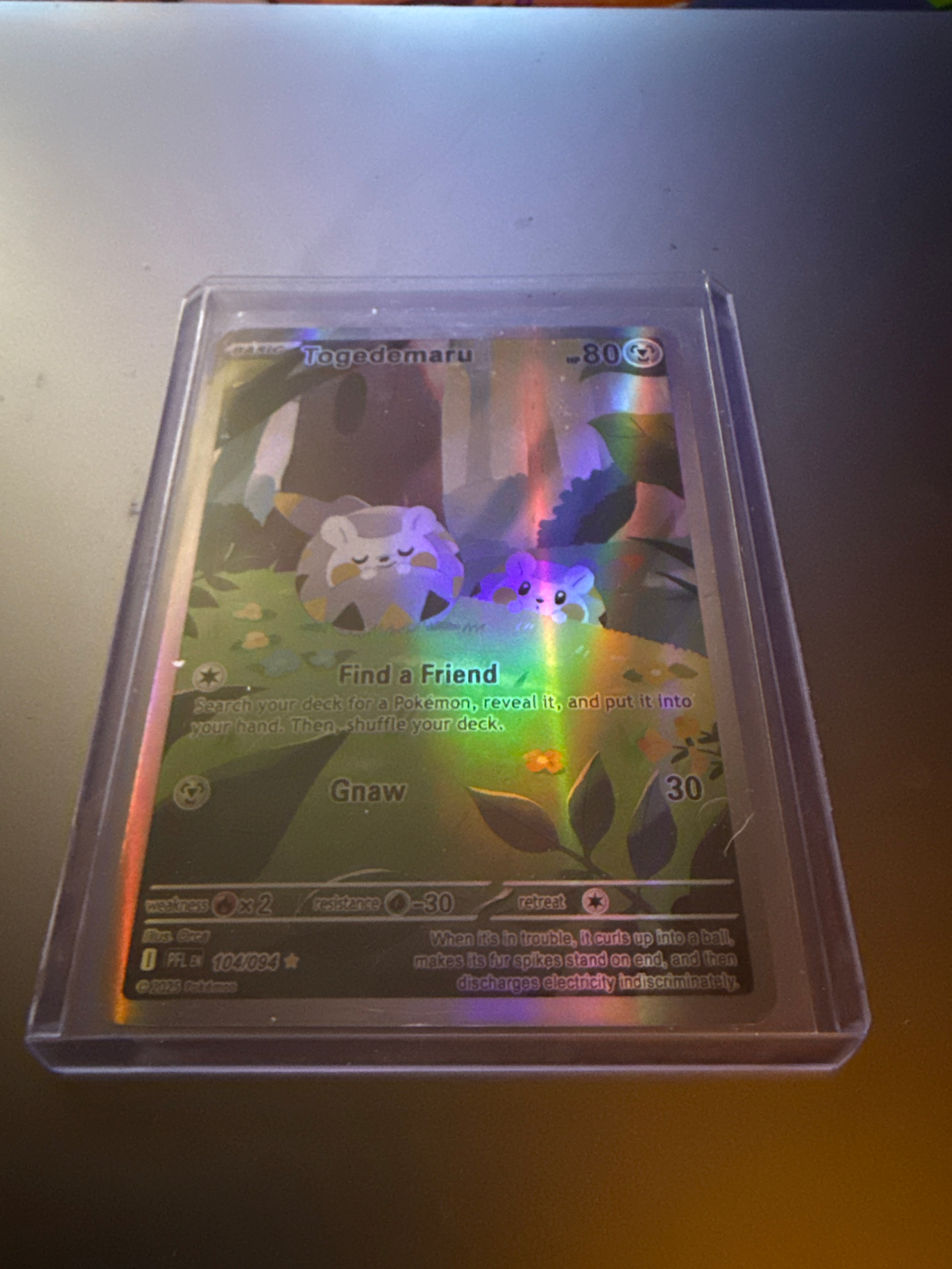 104/094 Togedemaru Illustartion Rare Holo